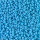 Miyuki seed beads 8/0 - Matte opaque turquoise blue 8-413F